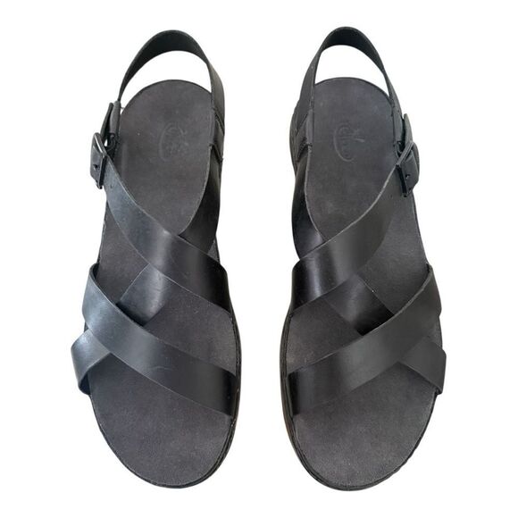 Chaco Wayfarer Black Sandals Premium Comfortable Outdoor Footwear - Picture 7 of 12